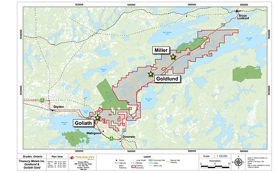 Figure 2: Regional Exploration Targets (CNW Group/Treasury Metals Inc.)