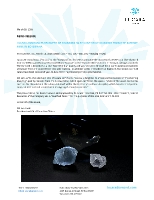 LUCARA ANNOUNCES RECOVERY OF STUNNING 36.92 CARAT BLUE DIAMOND FROM THE KAROWE MINE IN BOTSWANA (CNW Group/Lucara Diamond Corp.)