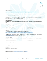 Lucara First Quarter 2020 Results To Be Released May, 7, 2020 (CNW Group/Lucara Diamond Corp.)