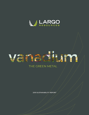 Largo Resources’ 2019 Sustainability Report (CNW Group/Largo Resources Ltd.)