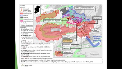 Exhibit 1. Location of Carrickittle Prospect at the Company’s 100%-owned PG West Project, Ireland (CNW Group/Group Eleven Resources Corp.)