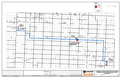 Figure 1: Proposed brine production and injection schematic (CNW Group/E3 Metals Corp.)