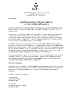 Africa Energy Announces Shareholder Approval and Update on Pending Transactions (CNW Group/Africa Energy Corp.)