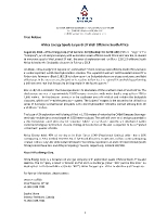 Africa Energy Spuds Luiperd-1X Well Offshore South Africa (CNW Group/Africa Energy Corp.)