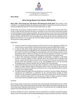 Africa Energy Reports First Quarter 2020 Results (CNW Group/Africa Energy Corp.)