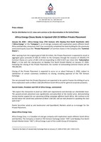Africa Energy Closes Books in Upsized USD 25 Million Private Placement (CNW Group/Africa Energy Corp.)