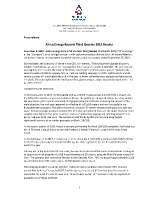 Africa Energy Reports Third Quarter 2019 Results (CNW Group/Africa Energy Corp.)