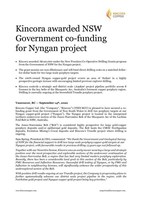 Kincora awarded NSW Government co-funding for Nyngan project 
Figure 1: Key Lachlan Fold Belt players and junior explorers (CNW Group/Kincora Copper Limited)