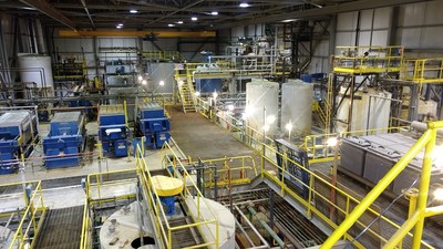 Current flow sheet configuration of the First Cobalt Refinery (CNW Group/First Cobalt Corp.)