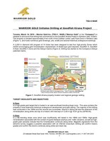 Warrior Gold Initiates Drilling at Goodfish Kirana Project (CNW Group/Warrior Gold Inc.)