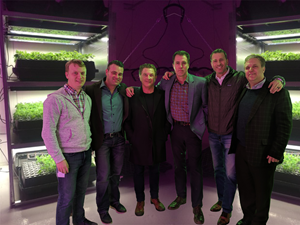 Members of MMG welcome GLH executive team to the Canadian production facility.
