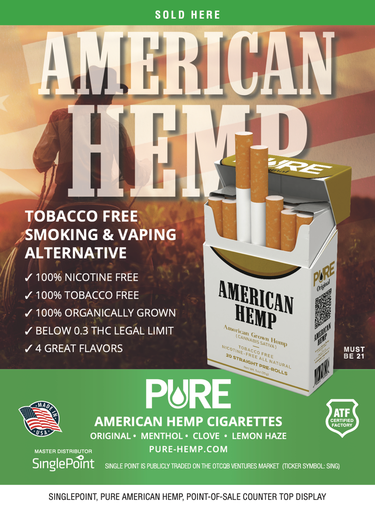 SINGLEPOINT - PURE AMERICAN HEMP
