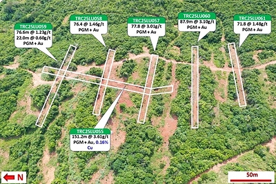 Figure 1: Trenching at the northern end of the North Sector. (CNW Group/Bravo Mining Corp.)
