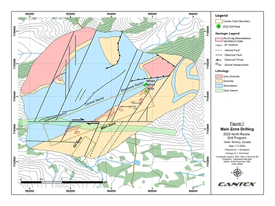 Figure 1: Main Zone Drilling (CNW Group/Cantex Mine Development Corp.)