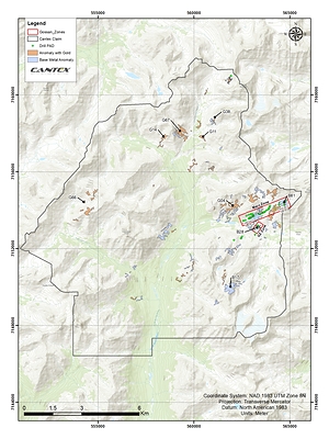 Figure 1 (CNW Group/Cantex Mine Development Corp.)