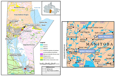 Figure 3: NiCAN’s Project Locations in Manitoba, Canada (CNW Group/Nican Ltd.)