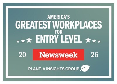 Newsweek 2026 America's Greatest Workplaces for Entry Level