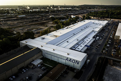 Aerial View of AAON Tulsa
