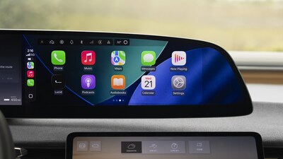 Lucid announced that Apple CarPlay® is available for the Lucid Gravity via an over-the-air software update to Lucid UX 3.5.0 that will allow iPhone users to get directions, make phone calls, respond to text messages, enjoy their favorite music, and more — all on the upper right Clearview Cockpit display. Both wireless and USB connection are supported. iPhone and software must support Apple CarPlay.