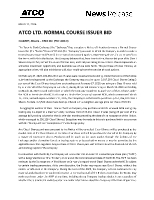 ATCO Ltd. Normal Course Issuer Bid (CNW Group/ATCO Ltd.)