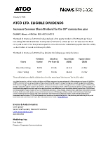 ATCO Ltd. Eligible Dividends (CNW Group/ATCO Ltd.)