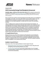2025 Community Energy Fund Recipients (CNW Group/ATCO Ltd.)