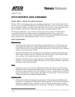 ATCO LTD. Q4 2024 (CNW Group/ATCO Ltd.)