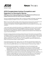 ATCO Congratulates Invictus Competitors and Organizers on Successful Games (CNW Group/ATCO Ltd.)