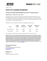 ATCO Ltd. Q1 2025 Dividend (CNW Group/ATCO Ltd.)