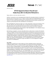 ATCO appoints Board directors (CNW Group/ATCO Ltd.)