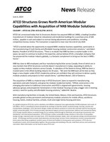 ATCO Structures Acquires NRB (CNW Group/ATCO Ltd.)