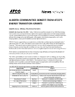 Clean Energy Community Fund (CNW Group/ATCO Ltd.)