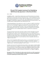 DII and ATCO Complete Landmark Deal Establishing 50/50 Ownership Agreement in Northland Utilities (CNW Group/ATCO Ltd.)