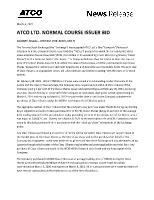 ATCO Ltd. Normal Course Issuer Bid (CNW Group/ATCO Ltd.)