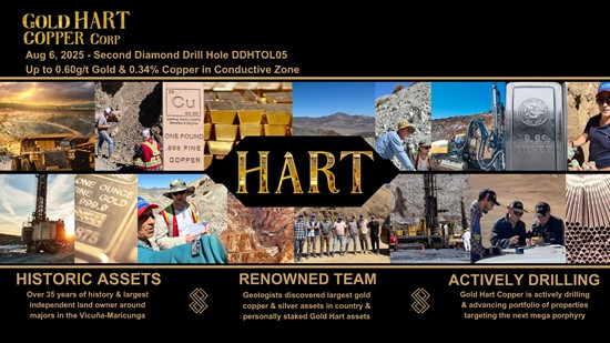 Cannot view this image? Visit: https://images.newsfilecorp.com/files/10786/261456_gold_hart_pr_aug_6_25-_tolita_2nd_hole_550.jpg