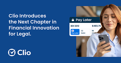 Financial innovation is reshaping the foundation of how legal services are delivered. (CNW Group/Clio)