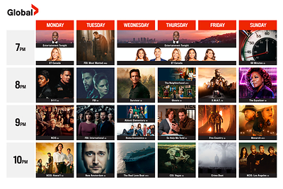 Global's fall schedule (CNW Group/Corus Entertainment Inc.)