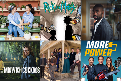 Clockwise: The Retro Plant Shop with Mikey & Jo, Rick and Morty: The Anime, The Lazarus Project, The Midwich Cuckoos, Walker: Independence, and More Power (CNW Group/Corus Entertainment Inc.)