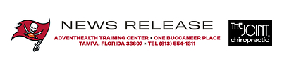 The Joint Chiropractic is Named Official Chiropractor and Official Partner of the Tampa Bay Buccaneers