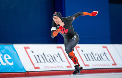 Photo: Dave Holland, Speed Skating Canada, Nov 2025 (CNW Group/Intact Financial Corporation)
