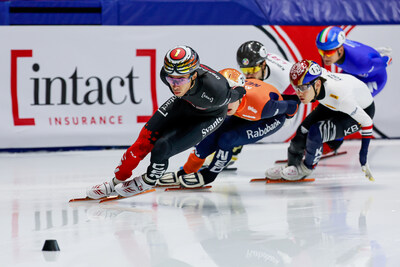 Photo: Antoine Saito, Speed Skating Canada, Oct 2025 (CNW Group/Intact Financial Corporation)