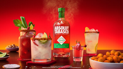 Coming In Hot: ABSOLUT® and TABASCO® Bring The Heat With New Spicy Vodka! (CNW Group/Corby Spirit and Wine Limited (Communications))