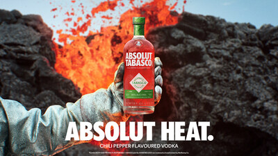 Coming In Hot: ABSOLUT® and TABASCO® Bring The Heat With New Spicy Vodka! (CNW Group/Corby Spirit and Wine Limited (Communications))