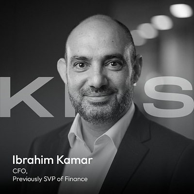KITS Logo with headshot of Ibrahim Kamar (CNW Group/KITS Eyecare Ltd.)