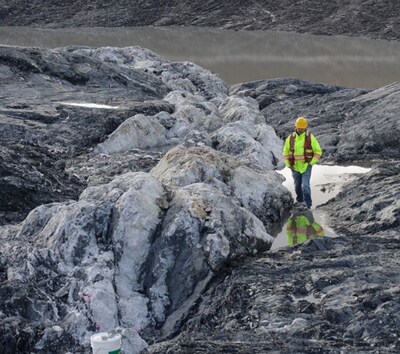 Figure 5: Photo of Iceberg vein. (CNW Group/New Found Gold Corp.)