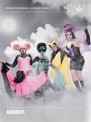 House of Venom crowed as Absolut Empire’s Ball Season Five Winner (CNW Group/Corby Spirit and Wine Communications)