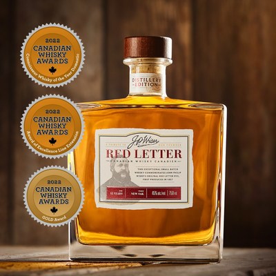 Corby’s Premium Whiskies Honoured at Annual Canadian Whisky Awards (CNW Group/Corby Spirit and Wine Communications)