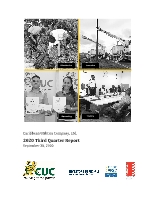 CUC Q3 2020 Interim Report (CNW Group/Caribbean Utilities Company, Ltd.)