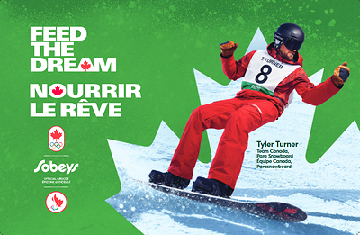 Feed The Dream - Tyler Turner, Para Snowboard&nbsp;(CNW Group/Empire Company Limited) (CNW Group/Empire Company Limited)