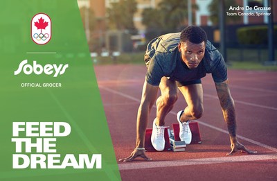 Sobeys Inc. Feed The Dream - Andre De Grasse (CNW Group/Sobeys Capital Incorporated)